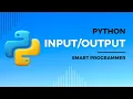 Input in Python Input Output in Python Input from User in Python