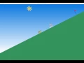 Java Graphics2D - Hare and tortoise race
