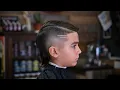 Burst Fade With MULLET And Comb Over Hard Part Barber Tutorial