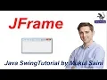 Java Swing Tutorial JFrame in Java Swing