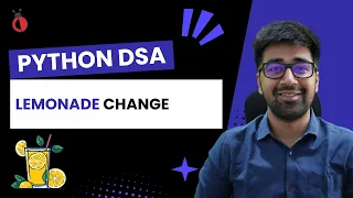 DSA in Python - Lemonade Change Greedy Solution Leetcode 860