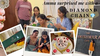 Vlog#98 ✨Amma’s Birthday Celebration 🎉||Diamond chain as a gift🎁 Day out #birthday #diamond #vlog g
