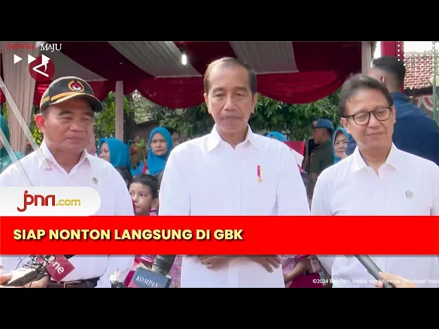 Jokowi Prediksi Pertandingan Indonesia-Filipina Malam Ini - JPNN.com
