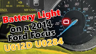2014 focus with the battery light on u012d u0284