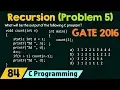 Recursion Solved Problem 5