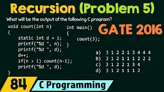 Recursion Solved Problem 5