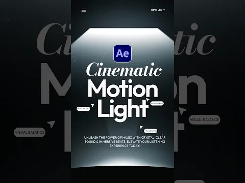 Make Cinematic Motion Graphics With Light in After Effects