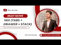 part 12 Mastering React Navigation Combining Tabs Drawer and Stack Navigation