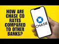 How are Chase CD rates compared to other banks