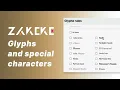 Zakeke Tutorials - Add glyphs and special characters on your customizer