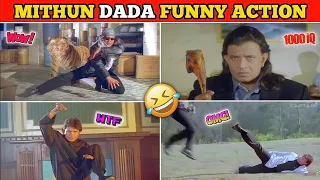 funny action scenes of mithun da when bollywood use 1000 iq