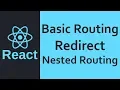 React Js Tutorial in Hindi Basic Routing Nested Routing Redirect