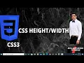 CSS Bangla Tutorials By Anik Rahman CSS height Width part 10