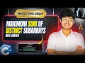 2461 Maximum Sum of Distinct Subarrays With Length K Sliding Window