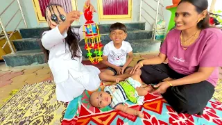 भूत माऊलीच्या बहिणीला जत्रातून काय घेऊन आलं 😳#horrorcomedy 