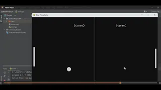 Creating ping pong game in Python with pygame package COMPUTEREXCELSOLUTION