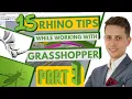 15 Rhino Tips while working with Grasshopper - Part