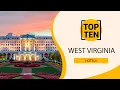 Top 10 Best Hotels to Visit in West Virginia USA - English