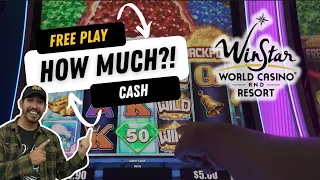 We Only Used FREE PLAY and Won HOW MUCH at Winstar World Casino