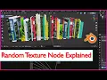 Node to Pick Random Image Texture from set Randomly Apply 100 Textures to All Objects Beginners