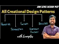 27 All Creational Design Patterns Prototype Singleton Factory AbstractFactory Builder Pattern