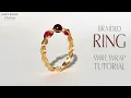 Braided Wire Wrap Ring Tutorial Easy Ring DIY Ring DIY Jewelry How to make