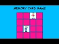 MEMORY CARD GAME USING HTML CSS AND JAVASCRIPT WEB PROJECT FOR BEGINNER