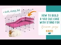 How to build a 4x2 C C Cage for Guinea Pigs with Stand Loft Ramp Lid