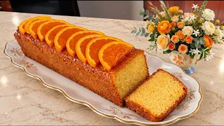 هذا هو الكيك المنعش 👌😋بالبرتقال 🍊 الذي هبلو عليه المتربصات تاوعي