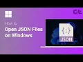 How to View and Open JSON Files on Windows No Third-Party App Required Guiding Tech
