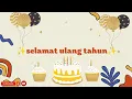 Lagu selamat ulang tahun lagu anak anak Dj selama 1JAM , tanpa iklan