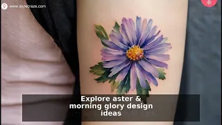 Top 10 September Birth Flower Tattoos 2024 Inspiration