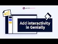 Add interactivity in Genially