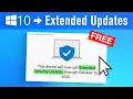 Lagu Windows 10 Is Not Dead - How to Get 1 Year of Extended Updates