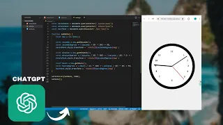 How to Build an Analog Clock with CHATGPT HTML CSS and JavaScript Tutorial by DR Programming