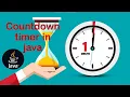Count Down Timer in Java