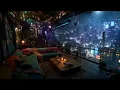 Download Lagu 🎵 Cozy Balcony over the Radiant City: Rain and Ambient Music with Distant Saxophone | 4K | 10 hours