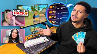 JOGUEI APOSTADO CONTRA ESSAS STREAMERS NO MOBILADOR! (UMA CHOROU AO VIVO)