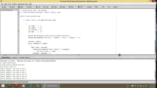 Compile and run a program using Dr Java