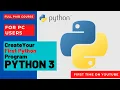 Your First Python Program Coding for Kids Python Learn to Code with 50 Awesome Games and Activity