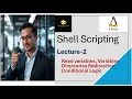 02 - Shell Scripting Basics Explained Variables Directories Redirection Conditional Logic