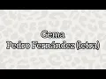 Gema - Pedro Fernández//letra