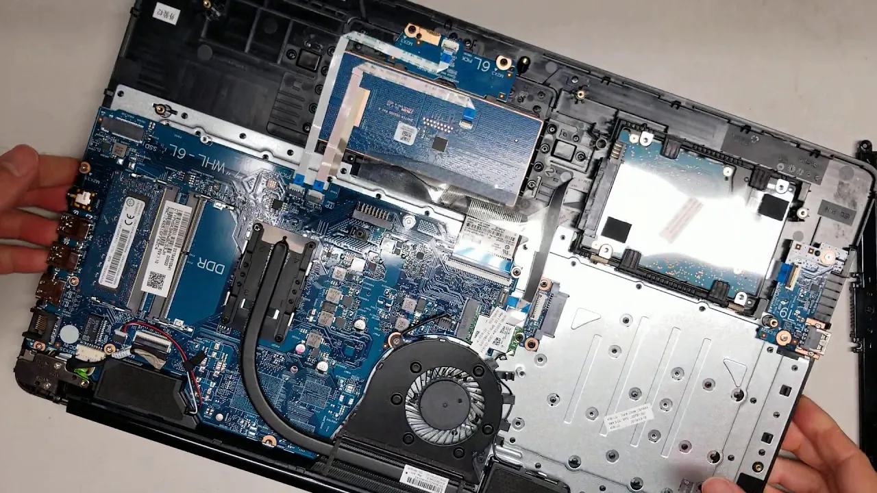 This Video is showing a Motherboard replacement of A, HP Pavilion Model# HP 17-g121wm This video wil. 