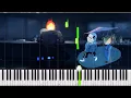 Lagu Undertale // It's Raining Somewhere Else // Piano // SANSynthesia // OST 63