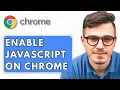How To Enable JavaScript On Google Chrome 2025 Guide