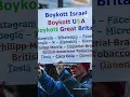 Lagu Boycott Israel? The history of boycott movements is much older than eurovision or the Gaza war.
