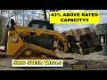 CAT 259D3 lifting 43 above rated Capacity Beast Mode