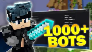 1000 BOTS for Any Minecraft Server - Chat Spam More TrafficerMC