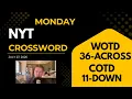 NEW RECORD NYT Crossword July 27 2026