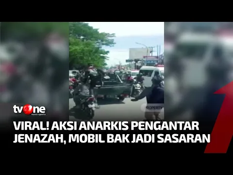 Aksi Anarkis Pengantar Jenazah Keroyok Sopir Mobil Bak Viral di Media Sosial